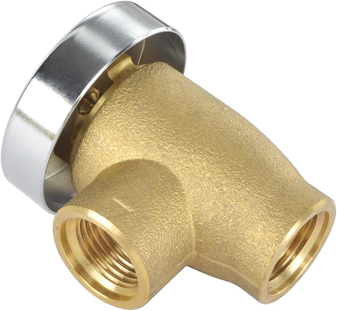 HYDRO MASTER Water Anti-Siphon Vacuum Breaker, 3/4 in., Brass Body & Chrome-Plated Cap, LF Brass.
