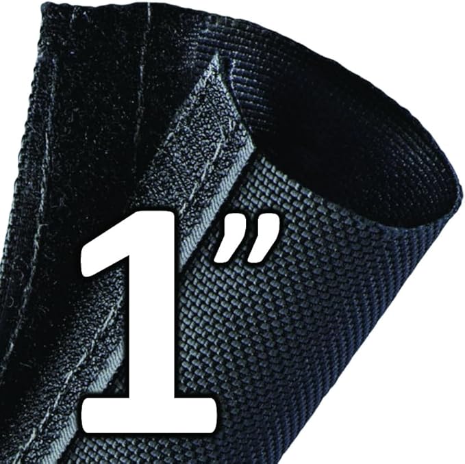 Electriduct 1 Inch HVAC Protective Sleeve Wrap Around Existing Foam Insulation UV Weather Resistant Outdoor Pipe Protection Cover for Heat Pump A/C Air Conditioning Copper Line Sets - 25 Feet