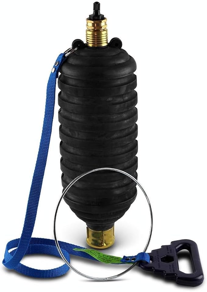 TP58 Pneumatic Hydraulic Test Plug Inflatable with Air or Water, 5 to 8 Inch