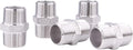 Hex Nipple 3/4" Male NPT - Stainless Steel 304 Threaded Pipe Fitting for Brew Kit, Home Piping Application(Pack of 5)
