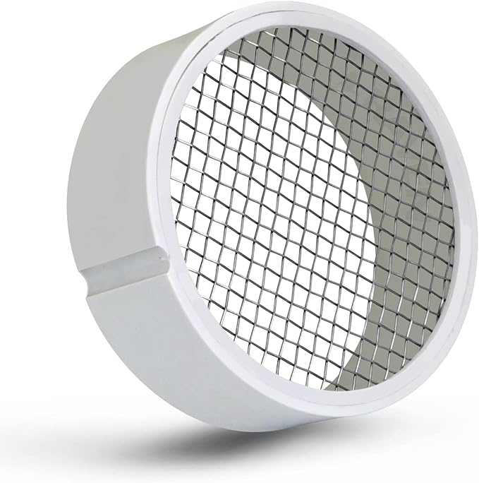 PVC Termination Cap Mesh Screen Vent Cover, Furnace & Roof Stainless Steel Wire Round Exhaust Pipe Cover End 3" Inner & 3.5" Outer Diameter