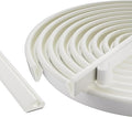 33 Ft V-Shape Weather Stripping Door Seal Strip,Self Adhesive Foam Door Insulation Weatherstripping for Doors Frame,Window Insulation for Winter,Door Soundproof Gap Filler Sealing Strip,White