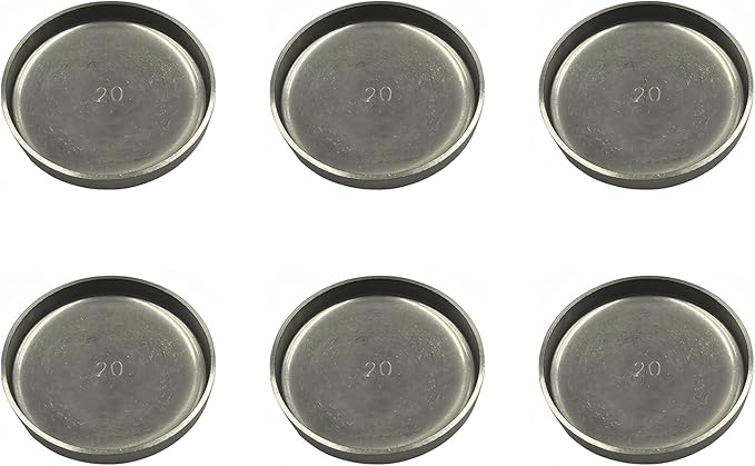 6 Pcs 3900965(2.28inch/58.06mm) Engine Stainless Steel Expansion Freeze Plugs Compatible with Dodge Ram Cummins 89-06 2500,3500,4B3.9,6B5.9,6C8.3,B5.6,B6.7,G8.3,ISB3.9,5.9,6.7,ISD6.7