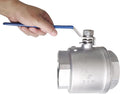 4" Full Port Ball Valves 316 Stainless Steel NPT Female Thread Ball Valve for Water, Oil, and Gas WOG 1000