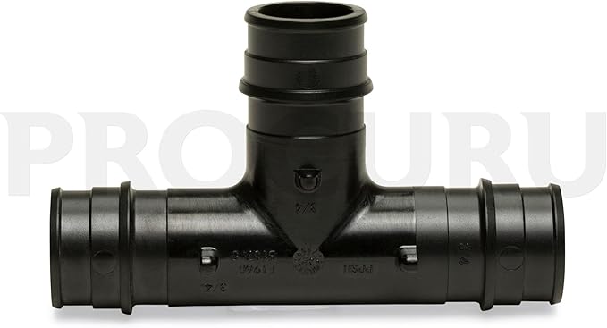[25-Pack] PROCURU 1-Inch Tee, Expansion PEX-A F1960 Plumbing Fitting, Certified Safe