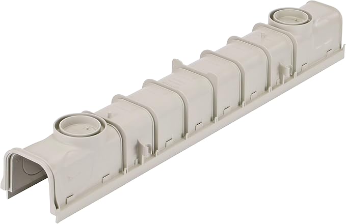 NDS 5” Pro Series Deep Profile Channel Drain Kit With HDPE Plastic Grates and End Caps, Trench & Channel Drainage For Driveway, Patio, Pool Deck, Courtyard, 5.5” x 39.4”, Gray