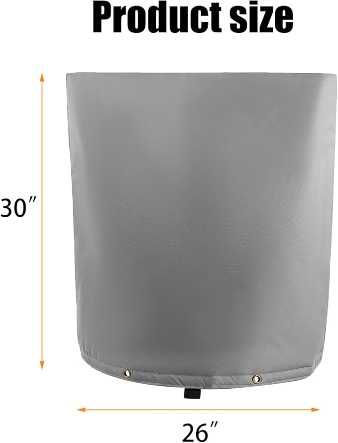 Insulated Backflow Preventer Pouch - Outdoor Pipe Insulation for Winter, Well Pump & Sprinkler Valve Protection