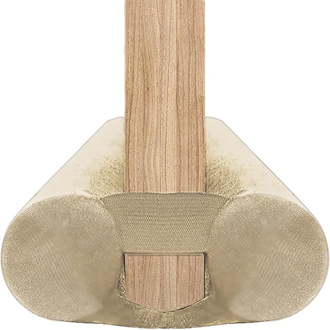 Door Draft Stopper for Doors 31-39" No Adhesive Draft Stopper for Bottom of Door Draught Excluder Under Door Wind Blocker Reduce Noise Draught Excluder Sweep Sound Proof(Beige)