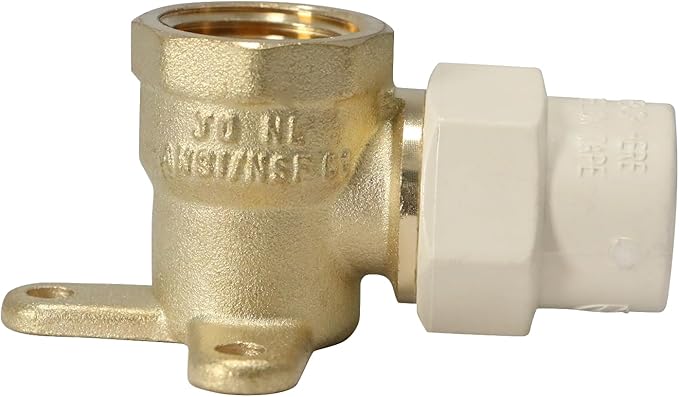XFITTING 1 Piece 1/2 in Female NPT x 1/2 in CPVC Drop Ear Elbow