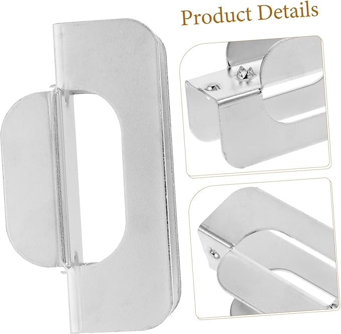OUNONA 10pcs Buckle Slot I-Shaped Cover Panel Hardware Drywall Clips Repair for Wall Panel Installation