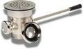 3-inch Sink Drain Waste Drain Valve with Lever Handle, Fits Commercial 3 Compartment Sink Style Drains, Controls Sink Drain Stopper - Handy Brass Reducer Included