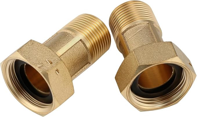 Watflow 3/4" Male NPT Water Meter Coupling, 1" Female NPT for DN20 Water Meter.
