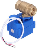Motorized Ball Valve Brass Electrical Straight Through Water Treatment Miniature Electric Ball Valve for Plumbing Systems DN15 Thread 1/2 Inch CWX15NCR04DC924VDN15