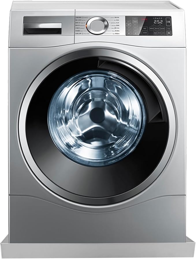 28" x 30" x 2.5" Washing Machine Pan Washing Machine Drip Pan w/Drain Hole & Hose Adapter 304 Stainless Steel Drain Tray for Electric Water Heater & Air Conditioning Units