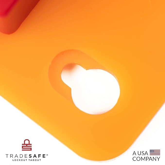 TRADESAFE Lockout Tagout Tags Station, Wall-Mountable Loto Tags Board, 10 Impact-Resistant Holders, Acrylic Lockout Tagout Board for Equipment Lock Out Tags