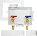 1-Pack HeSun Washing Machine Outlet Box,Pex A Expansion Washer Box with Drain, 1/2 Inch PEX-A Inlet x 3/4 Inch MHT Outlet Connection,ASTM F1960(WM003)
