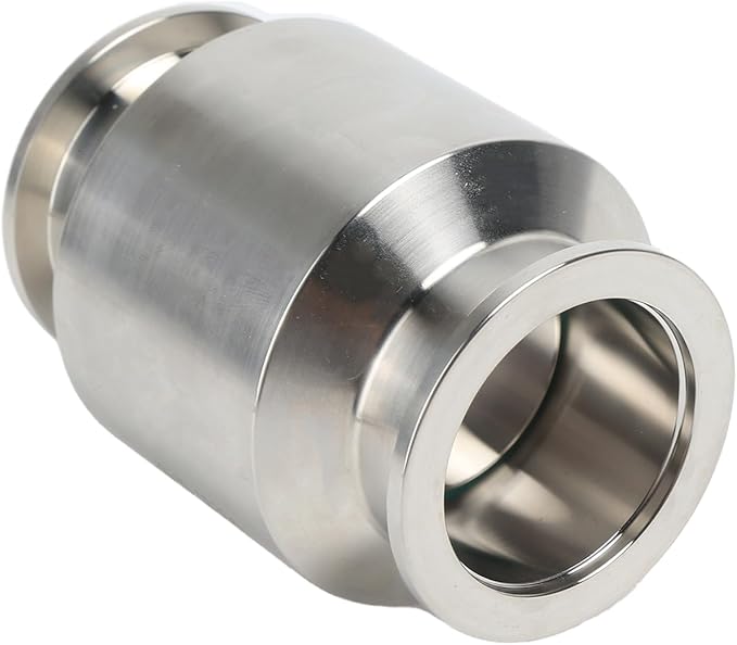 QiiMii KF-40 Vacuum Pump Check Valve, Stainless Steel 304, Non-Return One Way for Vacuum Pump(KF-40 Flange 55mm)
