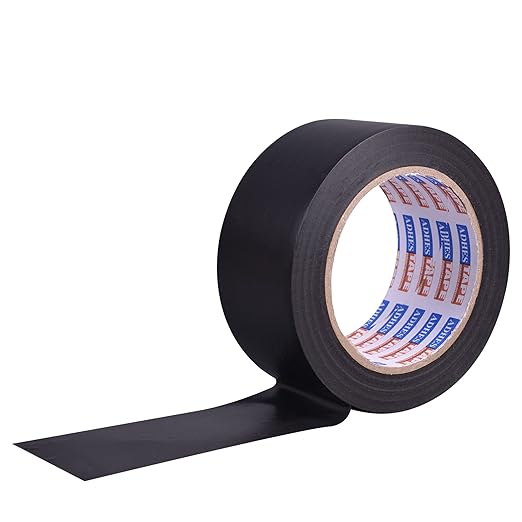 ADHES Corrosion Protection Pipe Tape, PVC Weatherproof Wrap Duct Tape for Drain Pipe, Metal & Electrical Piping, Outdoor, Underground Pipe, 3 Inch X 36 Yds, Black