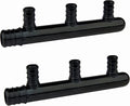 EFIELD 3 Outlets Closed Poly PPSU Barb Crimp Pex Manifold: 3/4 Trunk, 1/2" Port (3 Outlets), F2159 (Pack of 2),(PPSU1807013-2PCS)