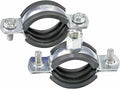 AKIHISA 10 Pack Split Ring Pipe Hanger Heavy Duty Adjustable Pipe Bracket Clamp Wall Ceiling Mount Pipe Support ID 1 4/7 Inch(40mm)