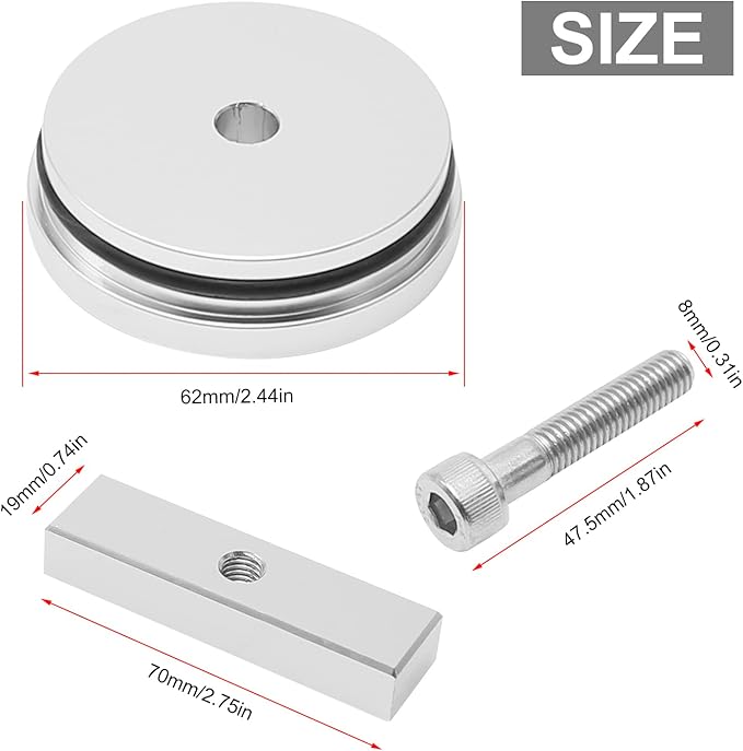 3PCS Billet Aluminum Freeze Plug Kit Replacement for Cummins Dodge Turbo Diesel 5.9L 12v/24v 1989-2007