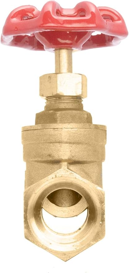 3/4" Brass Gate Valve - 200WOG, FxF NPT