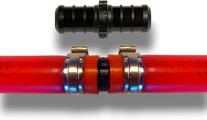 PEX 60 Pack 1/2" Tees, Couplings and Elbows, Poly PPSU Crimp Pex Fittings (F2159) With Elbows (20 PCS), Tees (20 PCS) and Straight Couplings (20 PCS), Fittings Combo for Whole House Plumbing Array