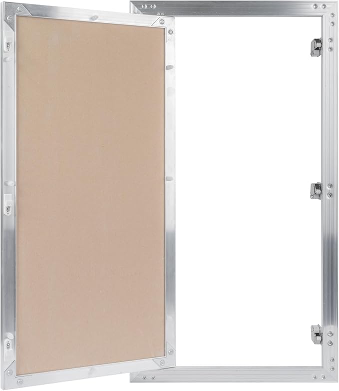 12" x 24" Inch Wall Access Panel - Waterproof Drywall Panel & Aluminum Frame Crawl Space Hatch Door - Plumbing Access Panel for Wall & Ceiling, HVAC - Drywall Access, Cover