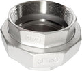 3" Union Pipe 304 Stainless Steel NPT Female Thread Union Joint Cast Pipe Fitting Pack of 1