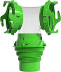 6-in-1 - RV Wye Sewer Hose Fitting and Built-in Gasket Odor - Allows for 2 Camper Sewer Hoses to Connect to the Same Dump Station (Wye -Elbow Adapter)