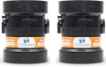 2 x Combo Pack RV Sewer Hose Fitting Adapter - PVC Connection & Termination Adapter - 3" Hub x Bayonet Hooks