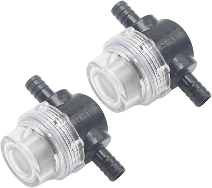 1/2 Inches Water Pump Strainer 2PCS for 12V DC 80 PSI Camper Marine Boat Lawn, 80 Mesh Filter