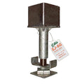 Ellis Manufacturing Co. Shore Holder, 15/32" Steel Cup for Attaching Shores to 4x4 or 4x6 Joists, Secure with Duplex Nails, 4x4 Wirehead