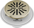 Delta Faucet 4 Inch Tile-In Round Shower Floor Drain Polished Nickel, Shower Drain Kit, Round Shower Drain, Chrome Shower Drain, Shower Floor Drain, Polished Nickel DT061411-PN