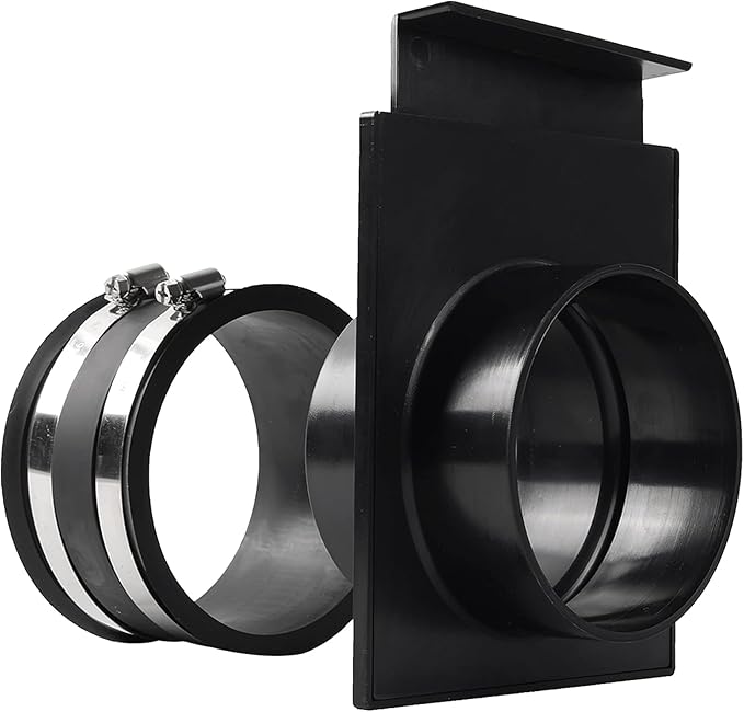 TonGass (1-Set) 4-Inch Blast Gates for Dust Collection Systems and Vacuum Fittings with Easy to Use and Efficient Sliding Gates Works with Flexible Hose Cuff Couplers