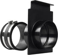 TonGass (1-Set) 4-Inch Blast Gates for Dust Collection Systems and Vacuum Fittings with Easy to Use and Efficient Sliding Gates Works with Flexible Hose Cuff Couplers