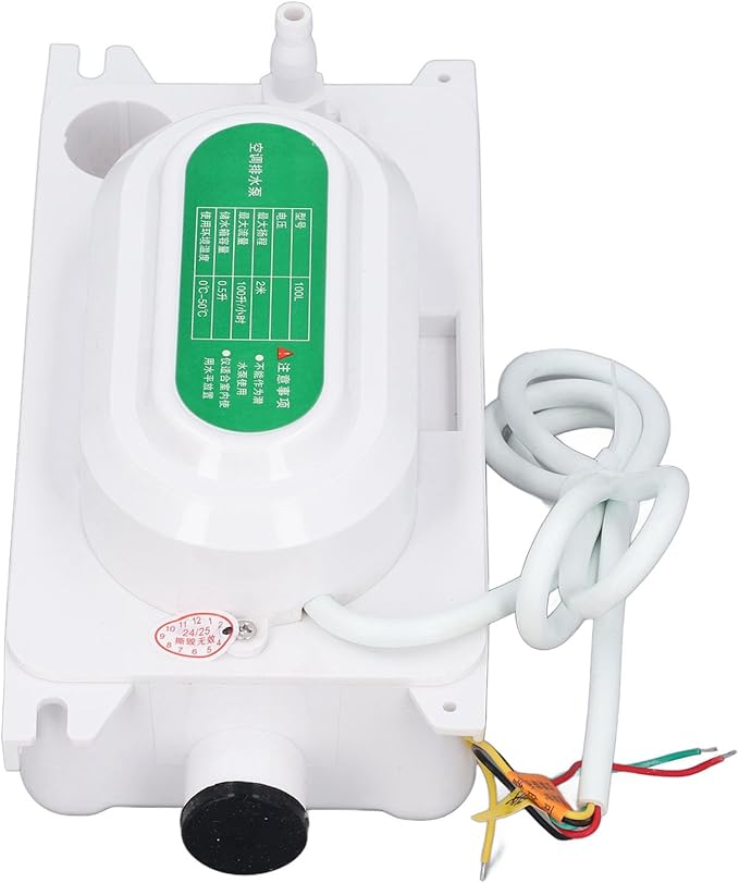 Condensate Pump, 100-230V Automatic Drain Pump HVAC Lift Removal Drain with 500ml Tank for Furnace Boiler Dehumidifier Refrigeration