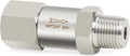 ChillWaves 304 Stainless Steel In-Line Split Check Valve 1/4" NPT Male x 1/4" NPT Female Thread, One-Way Non-return Check Valve，Prevent Water Back-flow(1-PACK)