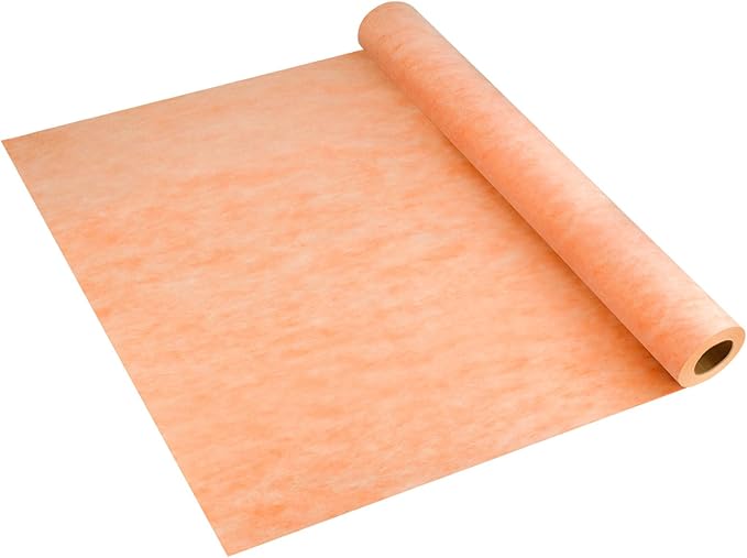 Waterproof Membrane for Shower,3.8 ft x 29 ft Waterproofing Shower Membrane for Tile Wall Floor Bathroom Shower Sauna Steam Room,Tile Underlayment Seam Tape Uncoupling Band,23.6 Mils Thick,110 Sq Ft