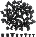 80 PCS Silicone Plugs Rubber Hole Plugs 0.15“ 0.21” 0.23“ 0.25” 0.29“ 0.31” 0.33“ 0.37” Rubber Stopper for Round Holes Waterproof Hole End Covers Soft Flexible Stopper Sealing Plugs Pipe Holes
