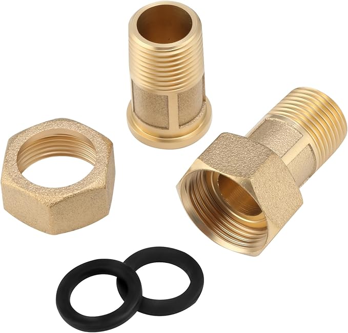 Watflow 3/4" Male NPT Water Meter Coupling, 1" Female NPT for DN20 Water Meter.