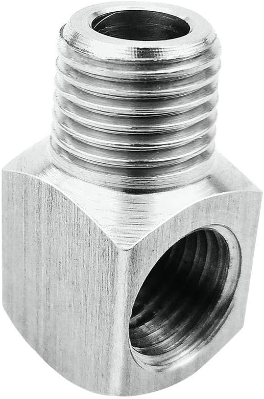 Beduan Stainless Steel Cast Pipe Fittings 90 Degree Barstock Street Elbow 1/4" NPT Male x 1/4" NPT Female Water Fuel Air