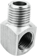 Beduan Stainless Steel Cast Pipe Fittings 90 Degree Barstock Street Elbow 1/4" NPT Male x 1/4" NPT Female Water Fuel Air
