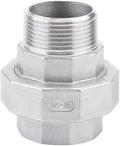 Stainless Steel 304 Cast Pipe Fitting, Union, 3/4" NPT Female x 3/4" NPT Male, 1pc