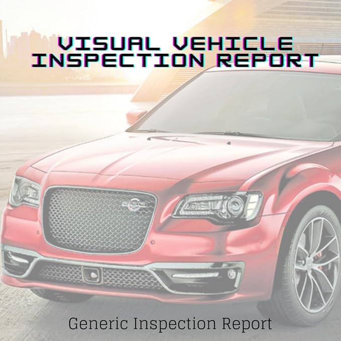 Visual Vehicle Inspection Report – 2-Part Carbonless Vehicle Checklist, Snap-Out Auto Service Forms, Fleet Maintenance Logs, Car Checkup Sheets - White & Canary 8.5"×11" - Pack of 500