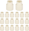 (20 Pieces) EFIELD 3/4" x 1/2" CPVC Pipe Fittings, Slip x Slip (Socket) Coupling, For Hot and Cold Water Plumbing,(CPVC028-10-20PCS)