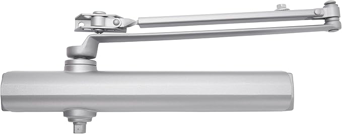 Heavy Duty All in ONE COMM Closer with MOUNTING Plate UL Listed, Aluminum (Aluminum)