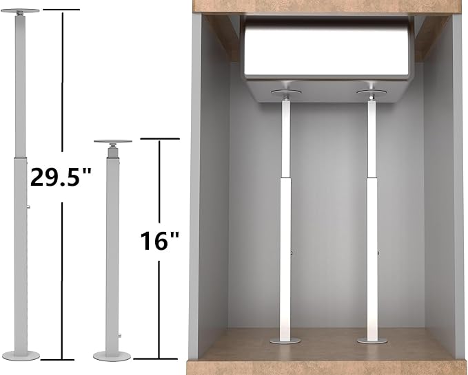 Undermount Sink Brackets,Undermount Sink Repair Kit, Undermount Sink Support,Adjustable Undermount Kitchen Sink Brackets for Fallen Sink Support