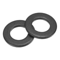 uxcell 20Pcs M12 Fender Washers, Carbon Steel Flat Washer 24mm OD, 2.5mm Thickness, Metal Gasket for Screws and Bolts, Black Oxide