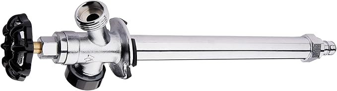 EFIELD 10-inch Anti-Siphon Frost Free Sillcock, 1/2 inch Pex-A Expansion Connection X 3/4 inch Hose Bibb, Chrome Plated Brass Body-10 Inch Length,(SILLCOCK015)